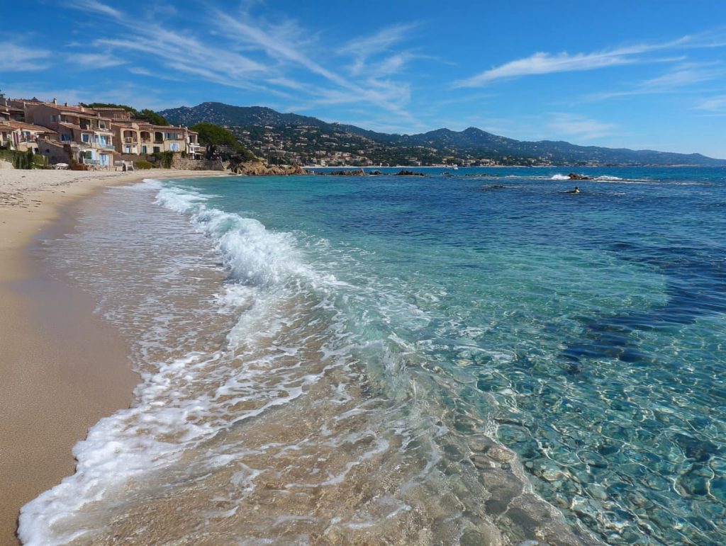 Photo d'une plage aux Issambres